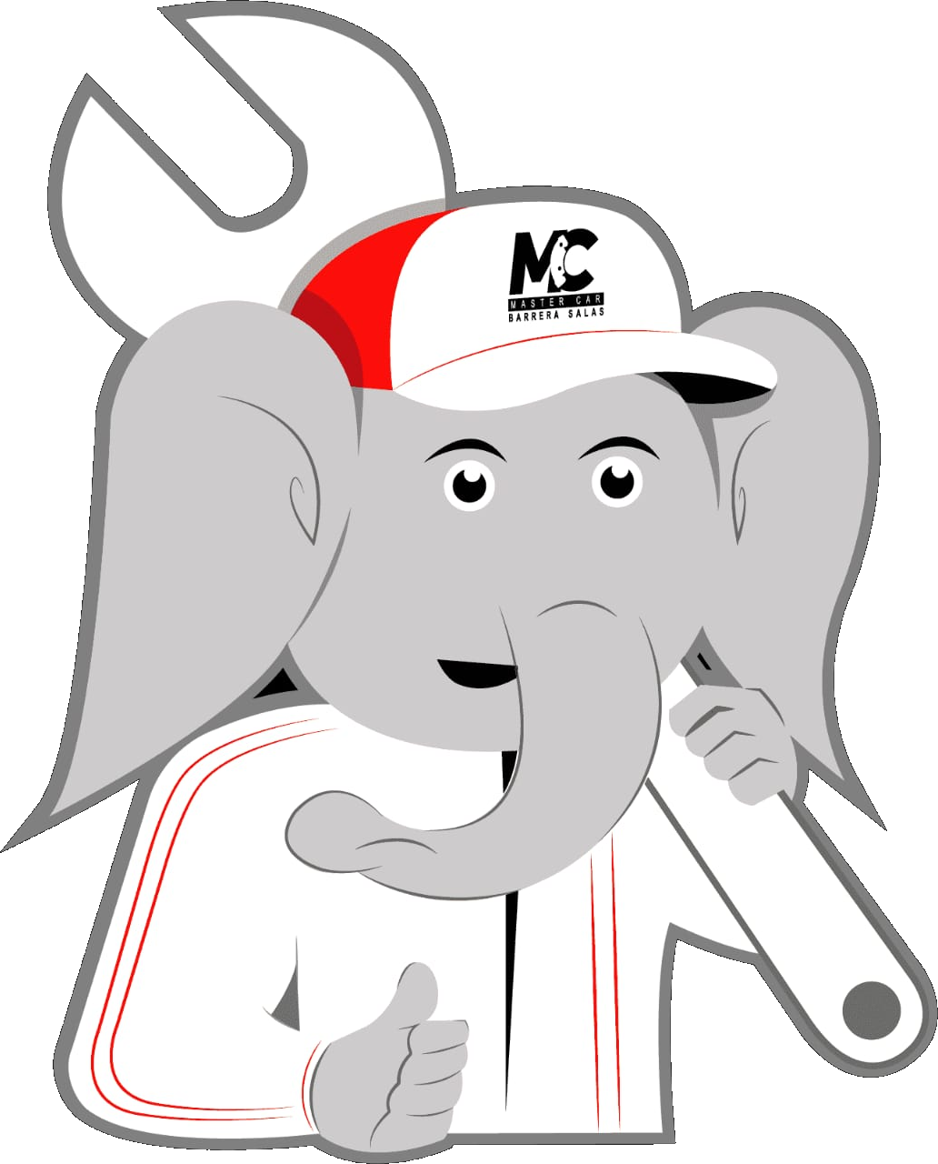 Mascota MasterCarBS: elefante mecánico